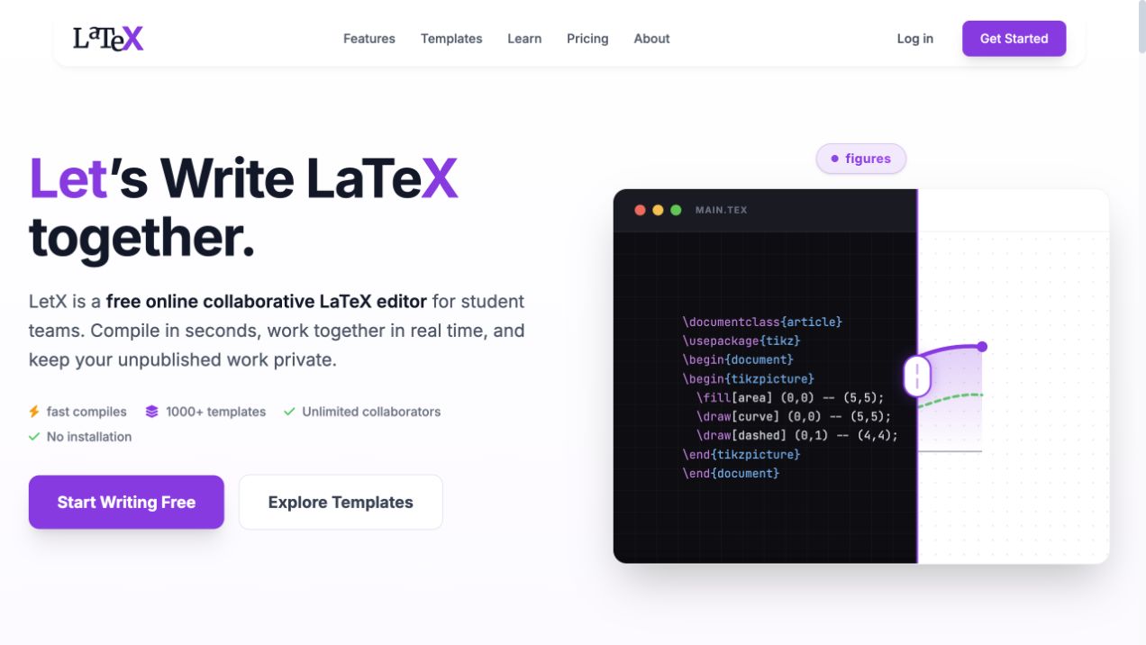 LetX — public product website captured September 2026